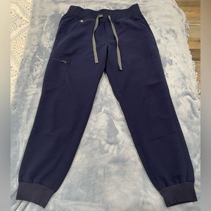 FIGS Women's Navy Zamora - Petite Jogger Scrub Pants - S - Petite / Navy